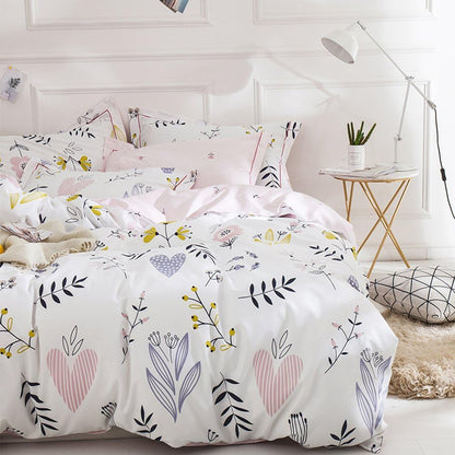 Kawaii Dinosaur Duvet Cover Queen Kids Bedding Sets Dino Comforter Cover Gift 100% Cotton Home Textile with Pillow Sham Zipper Tie for Girls Boy Teen Bed Set,Kids Duvet Cover,Full/Queen,Blue Yellow