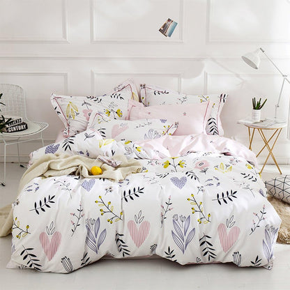Kawaii Dinosaur Duvet Cover Queen Kids Bedding Sets Dino Comforter Cover Gift 100% Cotton Home Textile with Pillow Sham Zipper Tie for Girls Boy Teen Bed Set,Kids Duvet Cover,Full/Queen,Blue Yellow